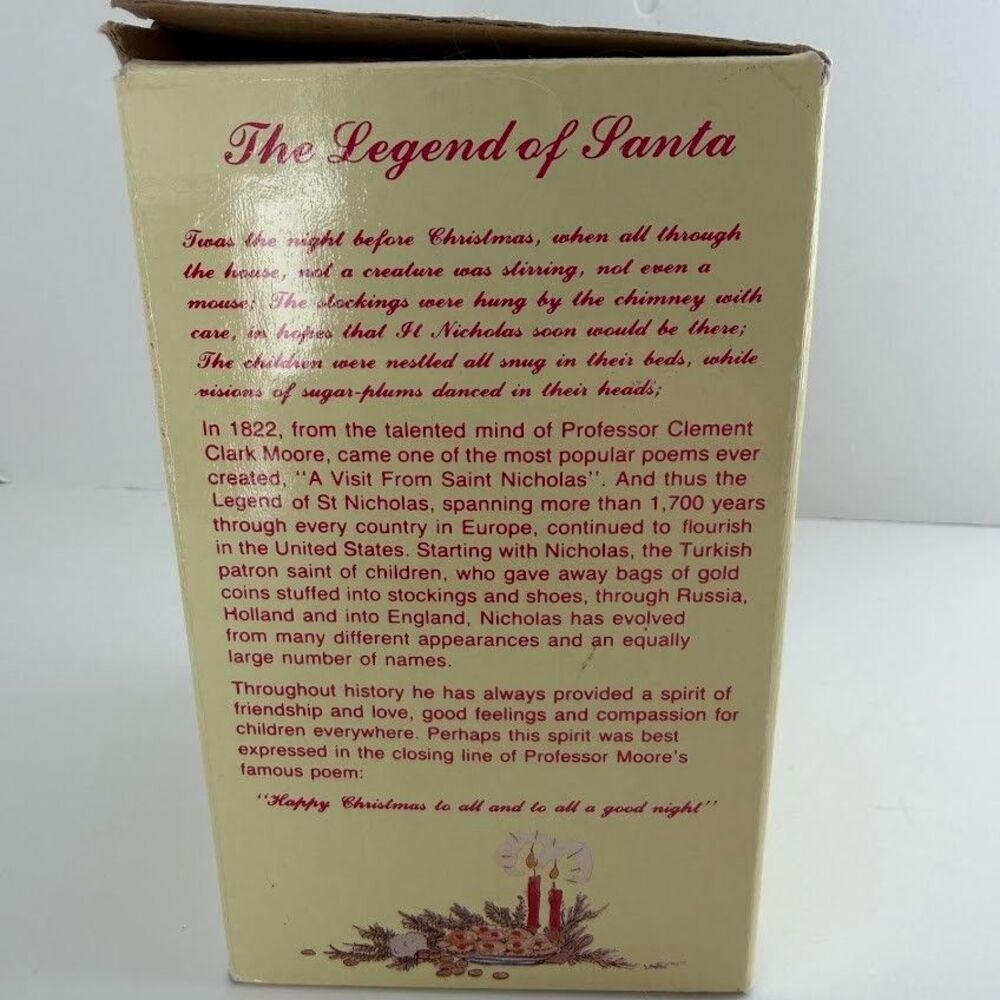Vintage International Santa Claus Collection First Footer Scotland SC27 w Box - Picture 10 of 14